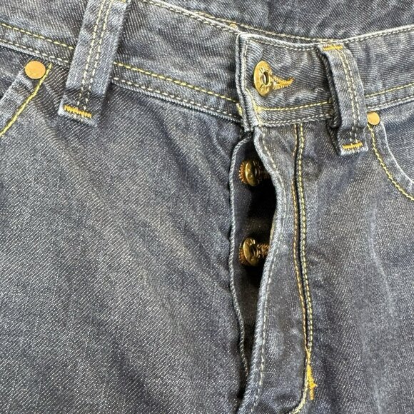 Diesel Larkee Regular Straight Denim Jeans Mens Size 32x30 Button Fly Italy - Picture 3 of 10